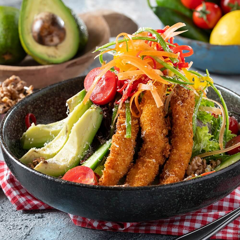 Çıtır tavuk salata